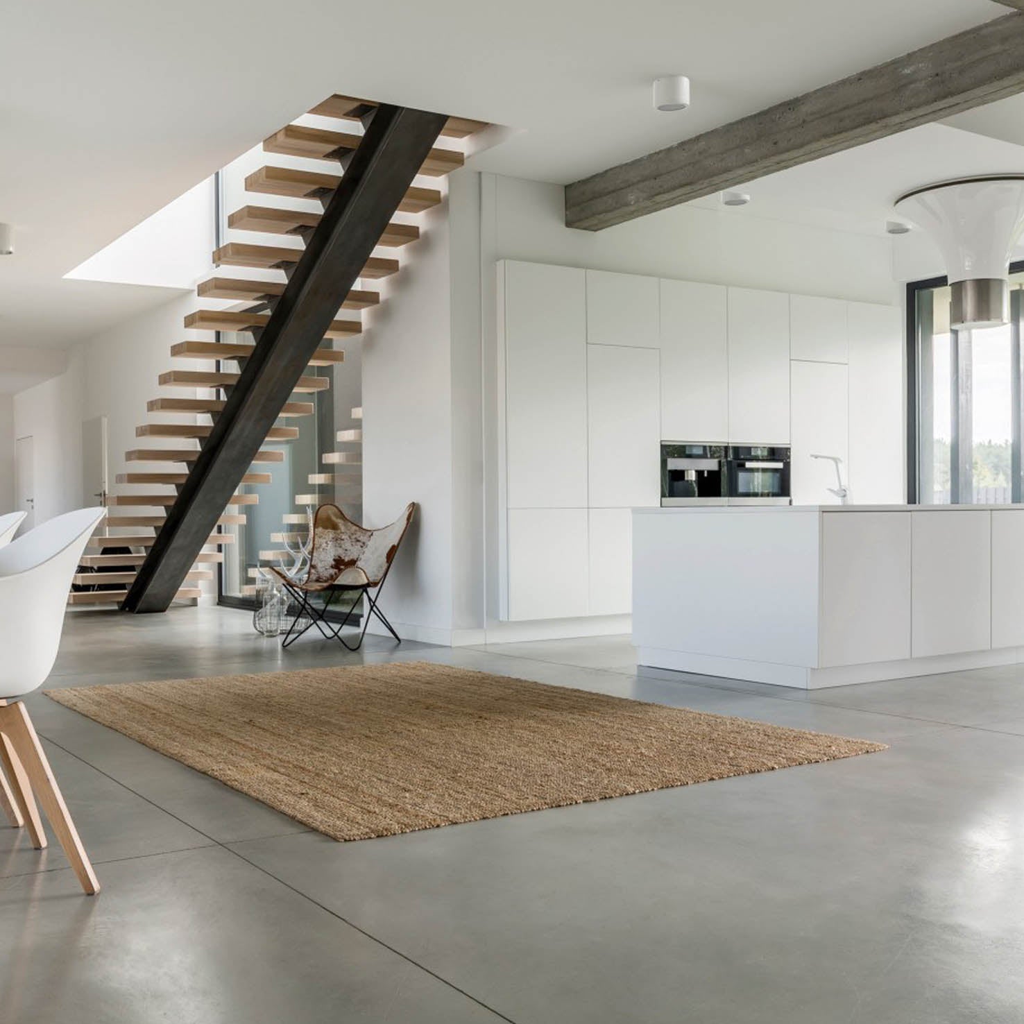 Indeluz Buis LED stropní svítidlo šedé