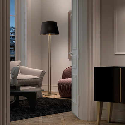 Exo Classical F E27 stojací svítidlo stříbrné