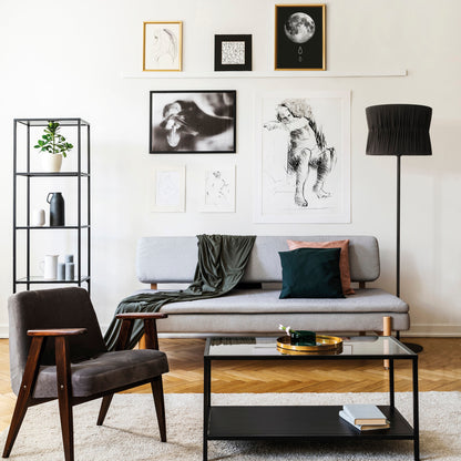 Exo Cora F E27 stojací svítidlo černé