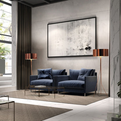 Exo Diagonal F E27 stojací svítidlo měděné