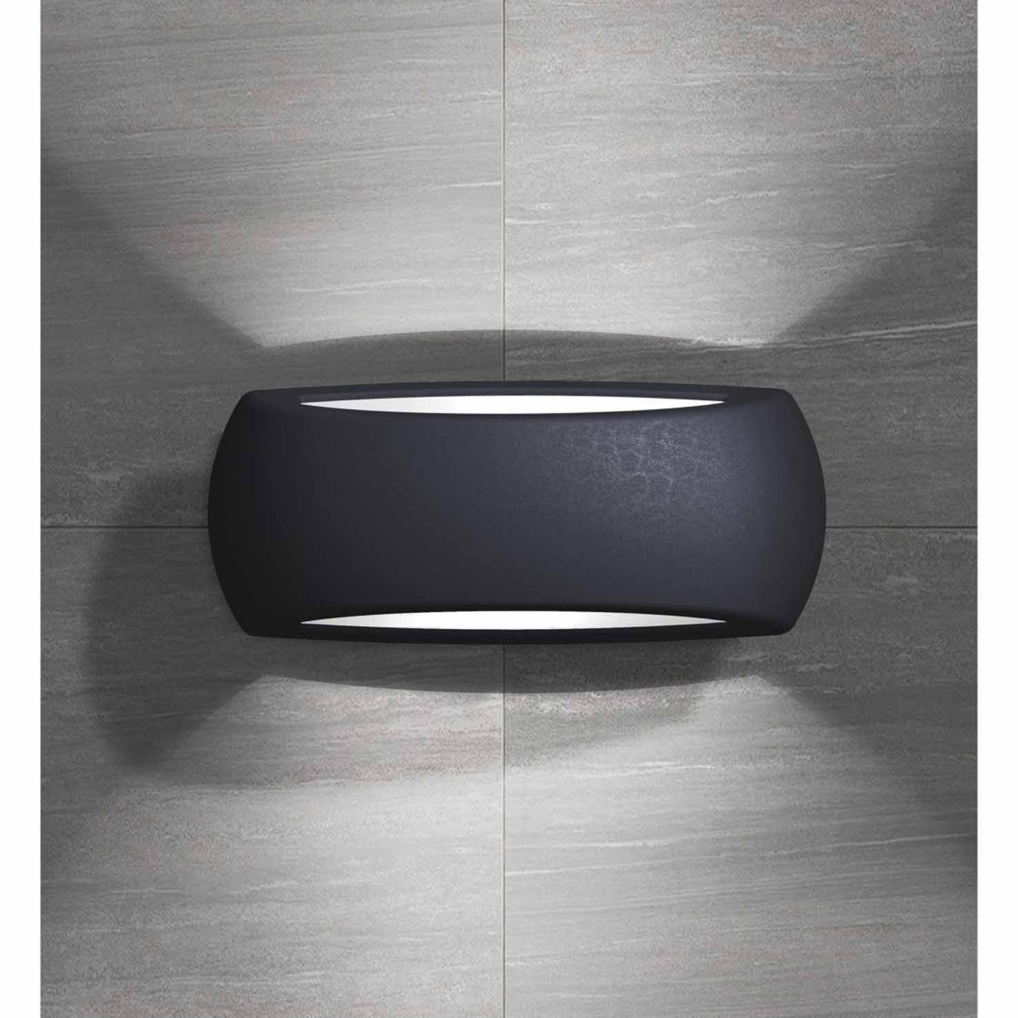 Dopo Calm E27 přisazené svítidlo černé se sensorem