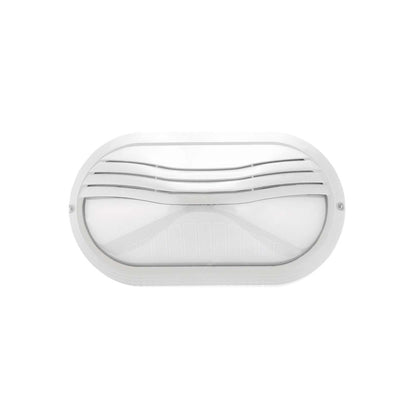 Cristher Plaff oval hood E27 přisazené svítidlo bílé