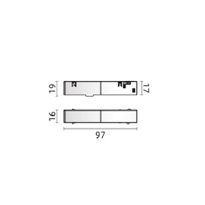POWERGEAR Konektor napájení pro 48V lištu levé