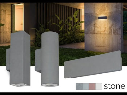 Cristher Stone wall round GU10 přisazené svítidlo antracitové